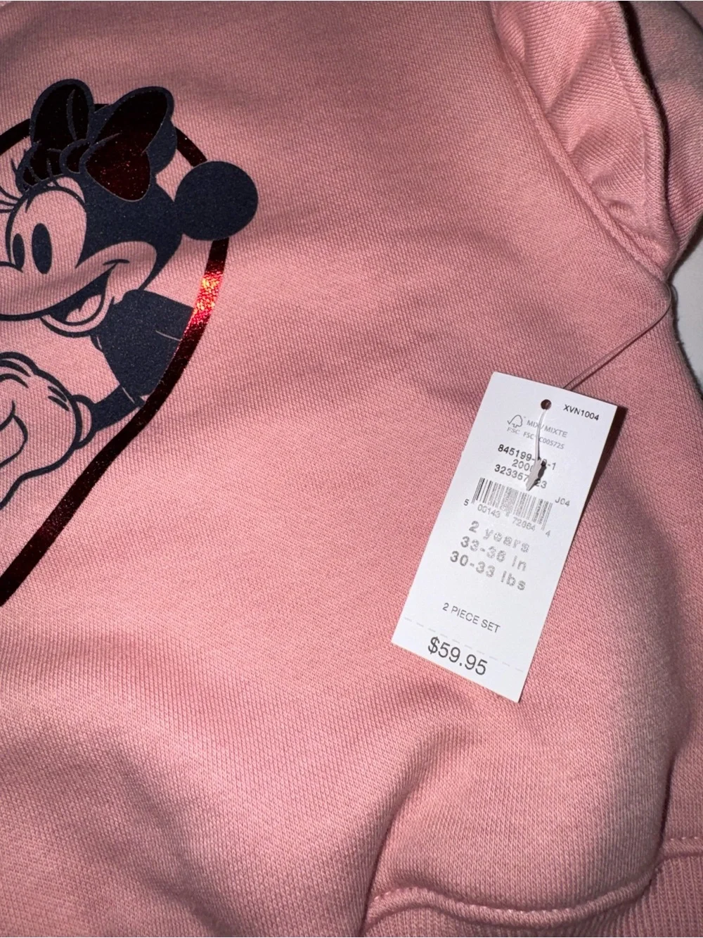 GAP Minnie & Mickey Mouse Toddler Girls Disney Outfit 2T